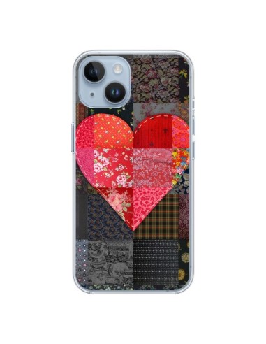 Coque iPhone 14 Coeur Heart Patch - Rachel Caldwell