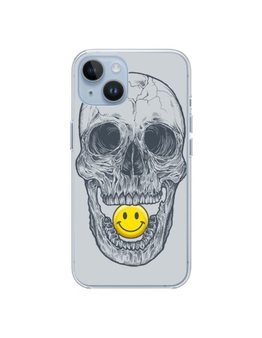iPhone 14 case Smiley Face Skull - Rachel Caldwell