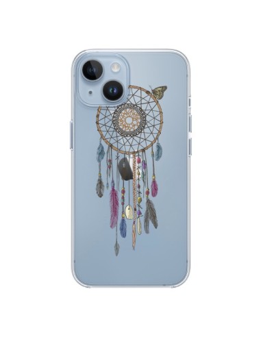 Coque iPhone 14 Attrape-rêves Lakota Transparente - Rachel Caldwell