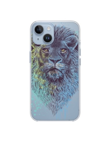 Cover iPhone 14 Re Leone Trasparente - Rachel Caldwell