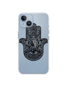 Cover iPhone 14 Hamsa Cinque Dita Mano Cattiva Occhio...