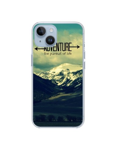 Cover iPhone 14 Adventure the pursuit of life Montagnes Ski Paesaggio - R Delean