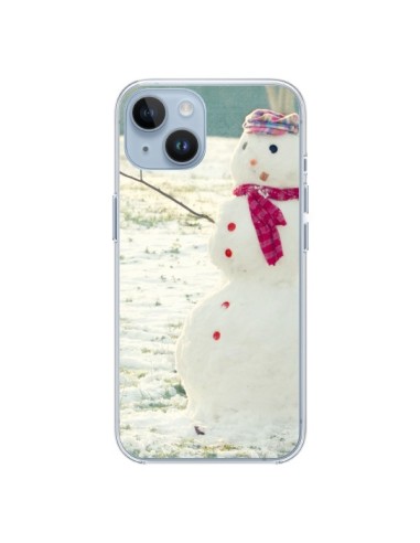 Coque iPhone 14 Bonhomme de Neige - R Delean