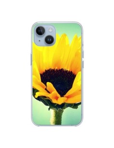 Coque iPhone 14 Tournesol Zoom Fleur - R Delean