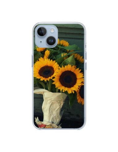 Coque iPhone 14 Tournesol Bouquet Fleur - R Delean