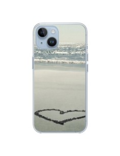 Cover iPhone 14 Coeoeur Spiaggia Estate Sabbia Amore - R...