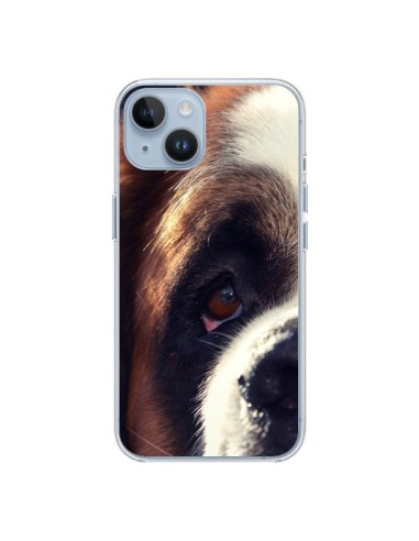 Coque iPhone 14 Saint Bernard Chien Dog - R Delean