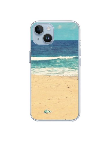 Coque iPhone 14 Mer Ocean Sable Plage Paysage - R Delean