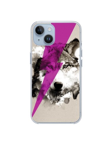 Coque iPhone 14 Wolf Rocks - Robert Farkas