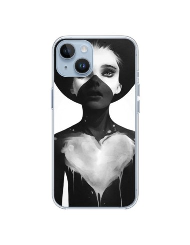 Coque iPhone 14 Fille Coeur Hold On - Ruben Ireland