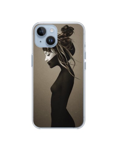 Coque iPhone 14 Fille Pensive - Ruben Ireland