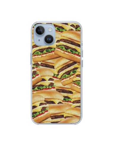 Coque iPhone 14 Burger Hamburger Cheeseburger - Rex Lambo