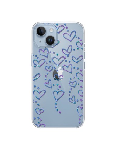 Cover iPhone 14 Cuori Flottanti Trasparente - Sylvia Cook