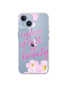 Cover iPhone 14 Explorer of Truth and Beauty Trasparente...