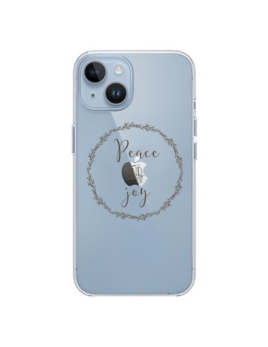 iPhone 14 case Peace and Joy Clear - Sylvia Cook