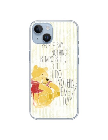 Coque iPhone 14 Winnie I do nothing every day - Sara Eshak