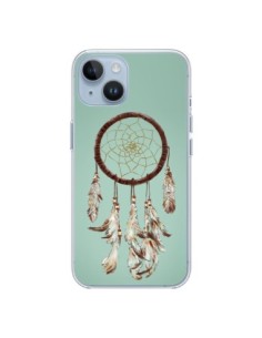 Coque iPhone 14 Attrape-rêves vert - Tipsy Eyes