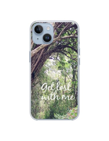 Coque iPhone 14 Get lost with him Paysage Foret Palmiers - Tara Yarte