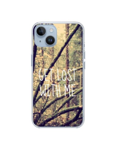 Coque iPhone 14 Get lost with me foret - Tara Yarte