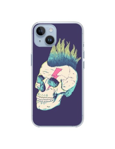 Coque iPhone 14 Tête de mort Punk - Victor Vercesi