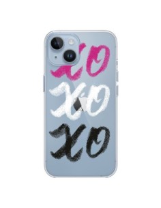 Cover iPhone 14 XoXo Rosa Bianco Nero Trasparente - Yohan B.