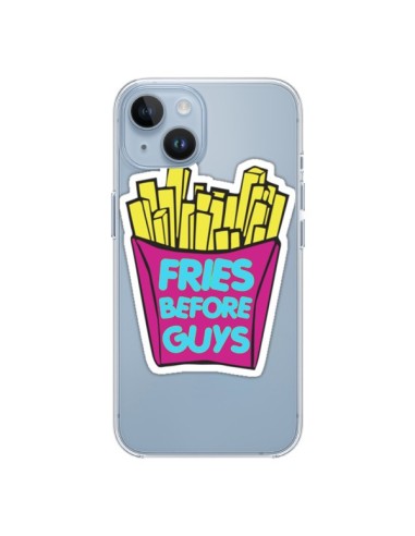 Coque iPhone 14 Fries Before Guys Transparente - Yohan B.