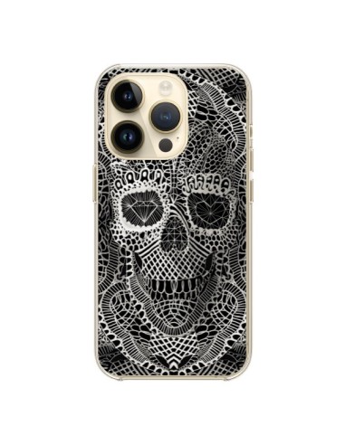 Coque iPhone 14 Pro Skull Lace Tête de Mort - Ali Gulec