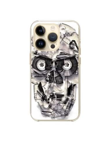 Coque iPhone 14 Pro Tape Skull K7 Tête de Mort - Ali Gulec