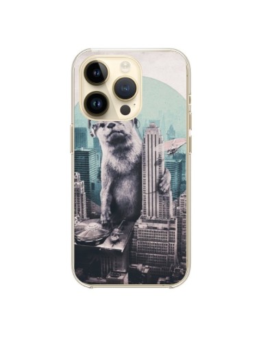 Coque iPhone 14 Pro Loutre Dj New York - Ali Gulec