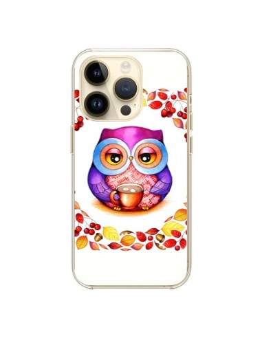 Coque iPhone 14 Pro Chouette Automne - Annya Kai