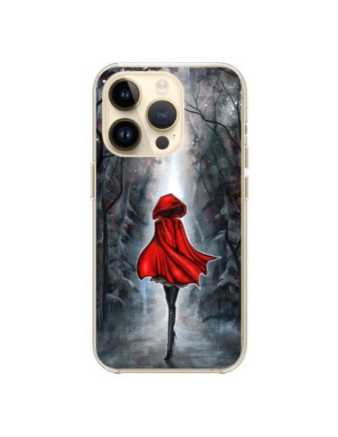 Coque iPhone 14 Pro Le Petit Chaperon Rouge Bois - Annya Kai