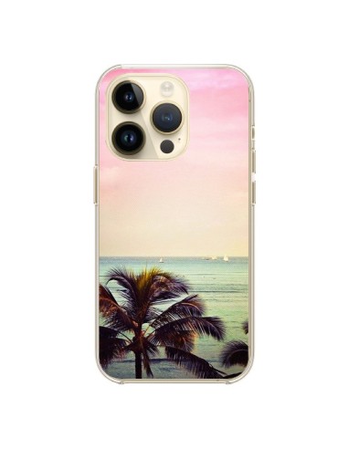 Coque iPhone 14 Pro Sunset Palmier Palmtree - Asano Yamazaki