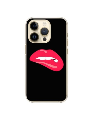 Coque iPhone 14 Pro Lèvres Lips Envy Envie Sexy - Asano Yamazaki