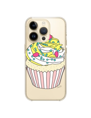 Coque iPhone 14 Pro Cupcake Dessert Transparente - Asano Yamazaki