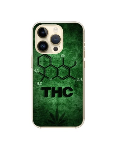 Coque iPhone 14 Pro THC Molécule - Bertrand Carriere
