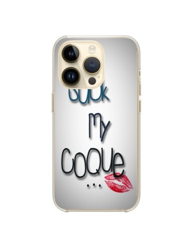 Cover iPhone 14 Pro Suck my Coque Labbra - Bertrand Carriere