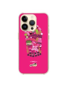 Cover iPhone 14 Pro Bubble Fever Originale Rosa - Bubble...
