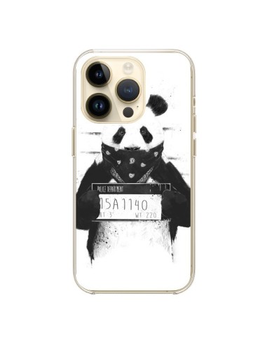 Coque iPhone 14 Pro Bad Panda Prison - Balazs Solti