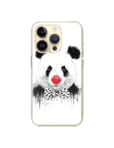 Coque iPhone 14 Pro Clown Panda - Balazs Solti