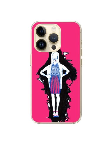 Coque iPhone 14 Pro Lola Femme Fashion Mode Rose - Cécile