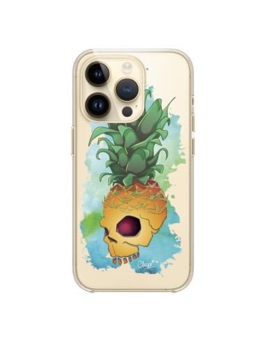 iPhone 14 Pro Case Crananas Skull Pineapple Clear - Chapo