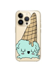 Cover iPhone 14 Pro Gelato Estate Rovesciato Trasparente...