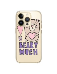 Cover iPhone 14 Pro I Amore You Beary Much Nounours...