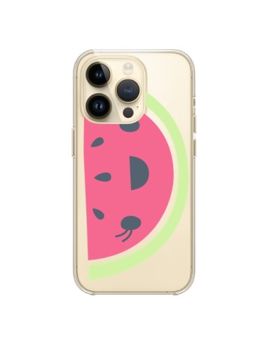 Coque iPhone 14 Pro Pasteque Watermelon Fruit Transparente - Claudia Ramos