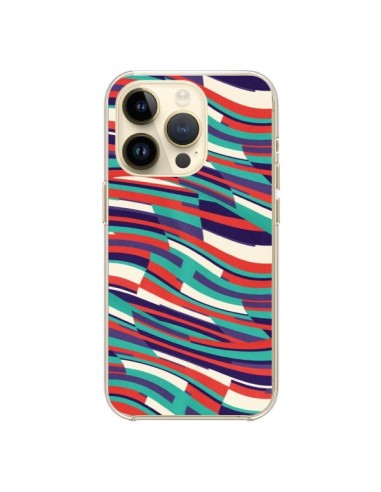 Coque iPhone 14 Pro Respect Lines Azteque - Danny Ivan