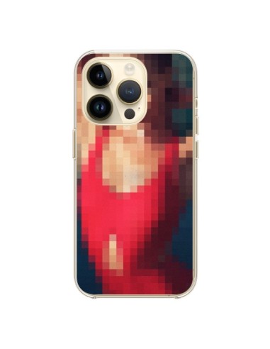 Coque iPhone 14 Pro Summer Girl Pixels - Danny Ivan