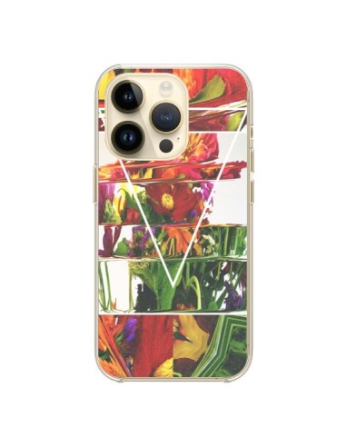 Coque iPhone 14 Pro Facke Flowers Fleurs - Danny Ivan