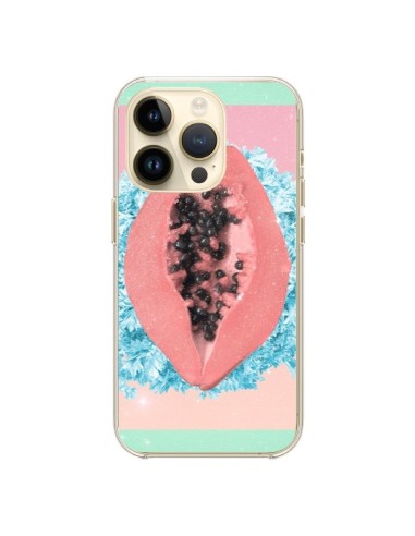 Coque iPhone 14 Pro Papaya Rocks Fruit - Danny Ivan