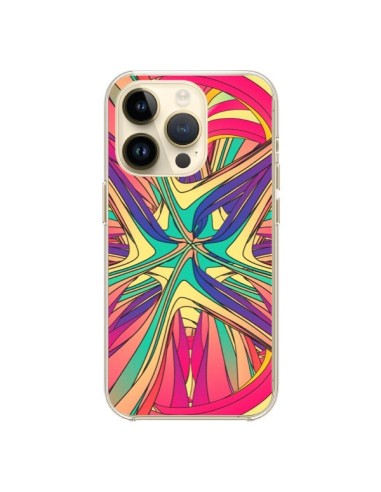 Coque iPhone 14 Pro Veins Veines Azteque Vagues - Danny Ivan