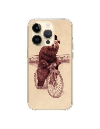 Cover iPhone 14 Pro Orso Bicicletta - Eric Fan